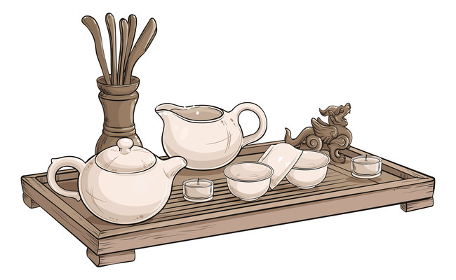 茶韻繪心 手繪茶具設計素材的藝術魅力