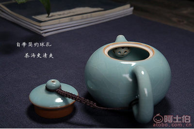 甌龍柴窯汝瓷 德化匠心打造的開片青瓷茶具之美